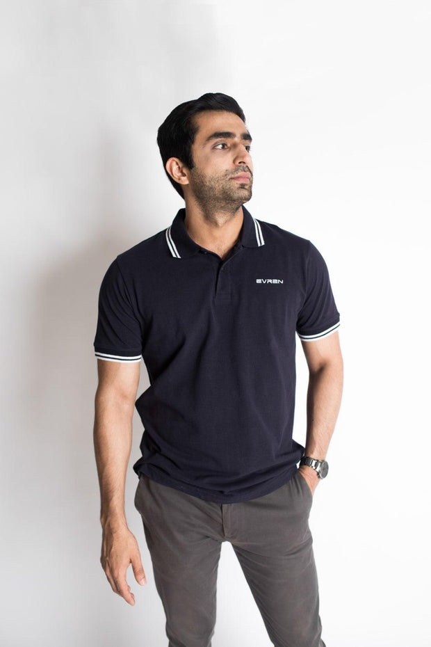 Soft Classic Tipped Polo NAVY